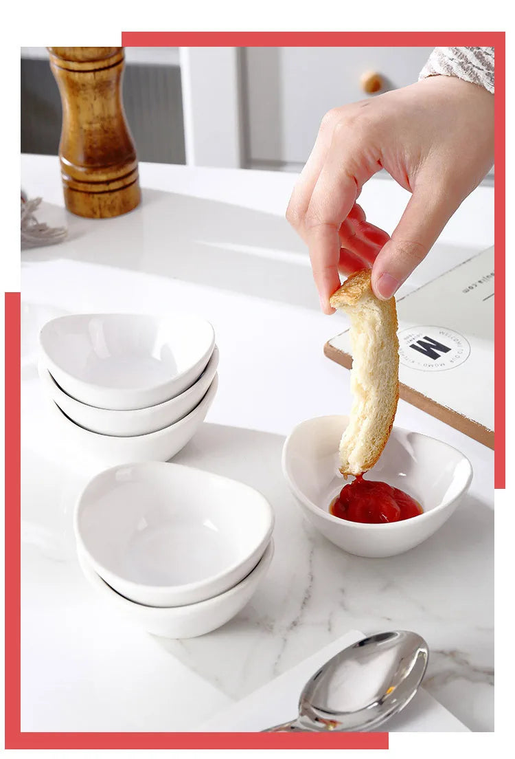 Ceramic Dipping Bowls Soy Sauce Dish Dip Bowls