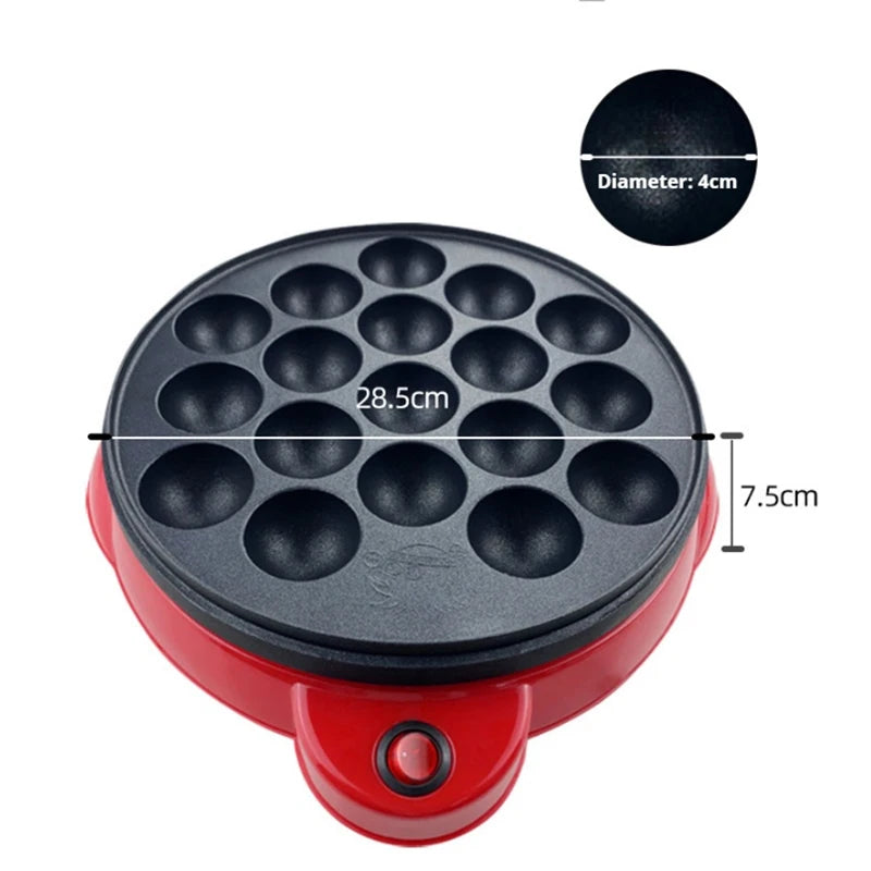 220v Chibi Maruko Baking Machine Electric Takoyaki Maker