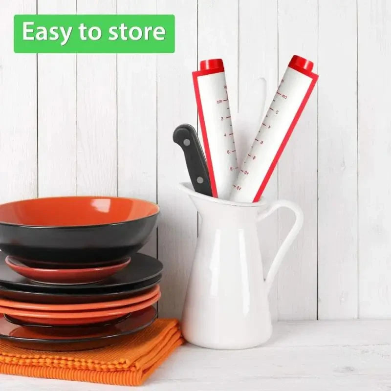 Oversize 80/70/60cm Silicone Baking Mat Rolling Kneading Pad