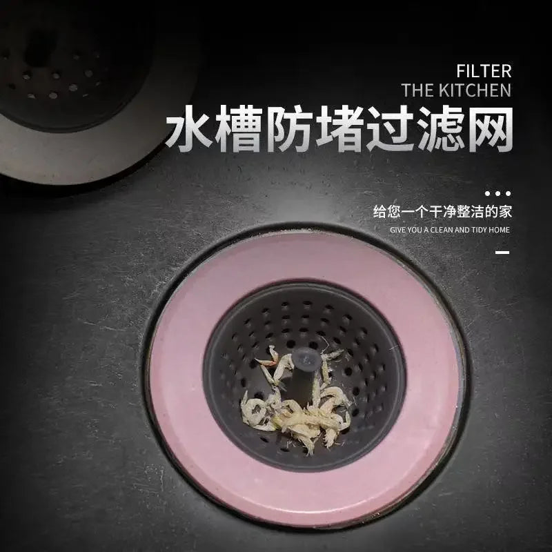 Sink Filter Mesh Fillers Hair Catcher/Strainer Silicone Sieve