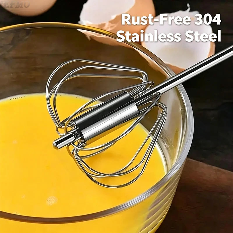 Stainless Steel Semi-Automatic Egg Beater Whipping Cream