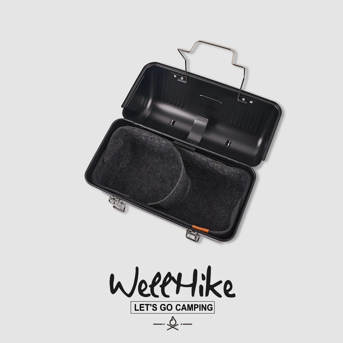 Wellhike Outdoor Lunch Box Metal Table Plate Tactical