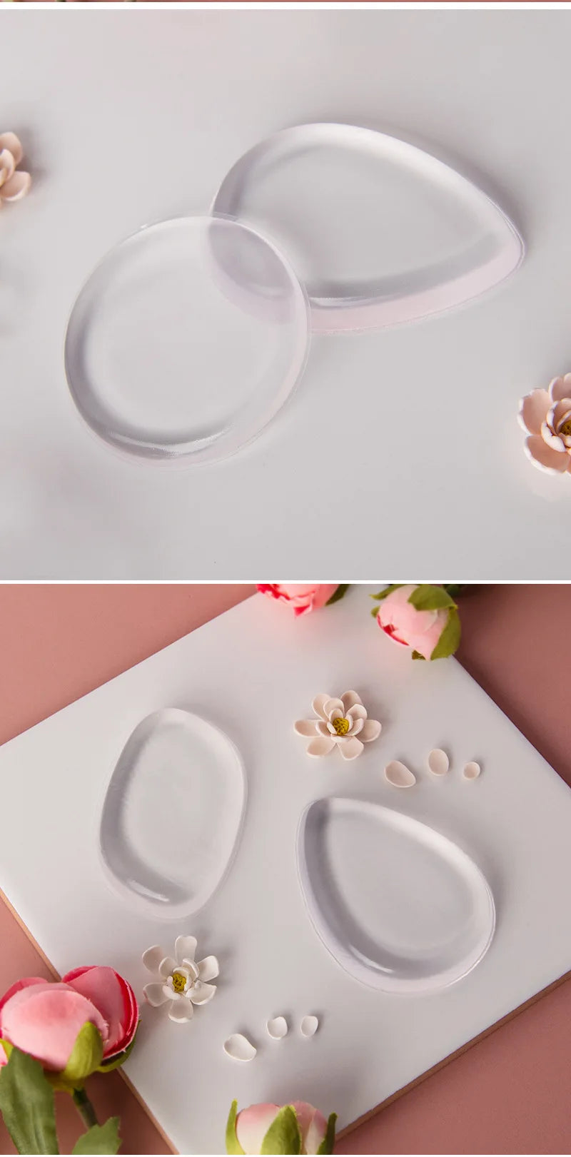 Polymer Clay Flower Petals Silicone Mat Diy Three-Dimensional