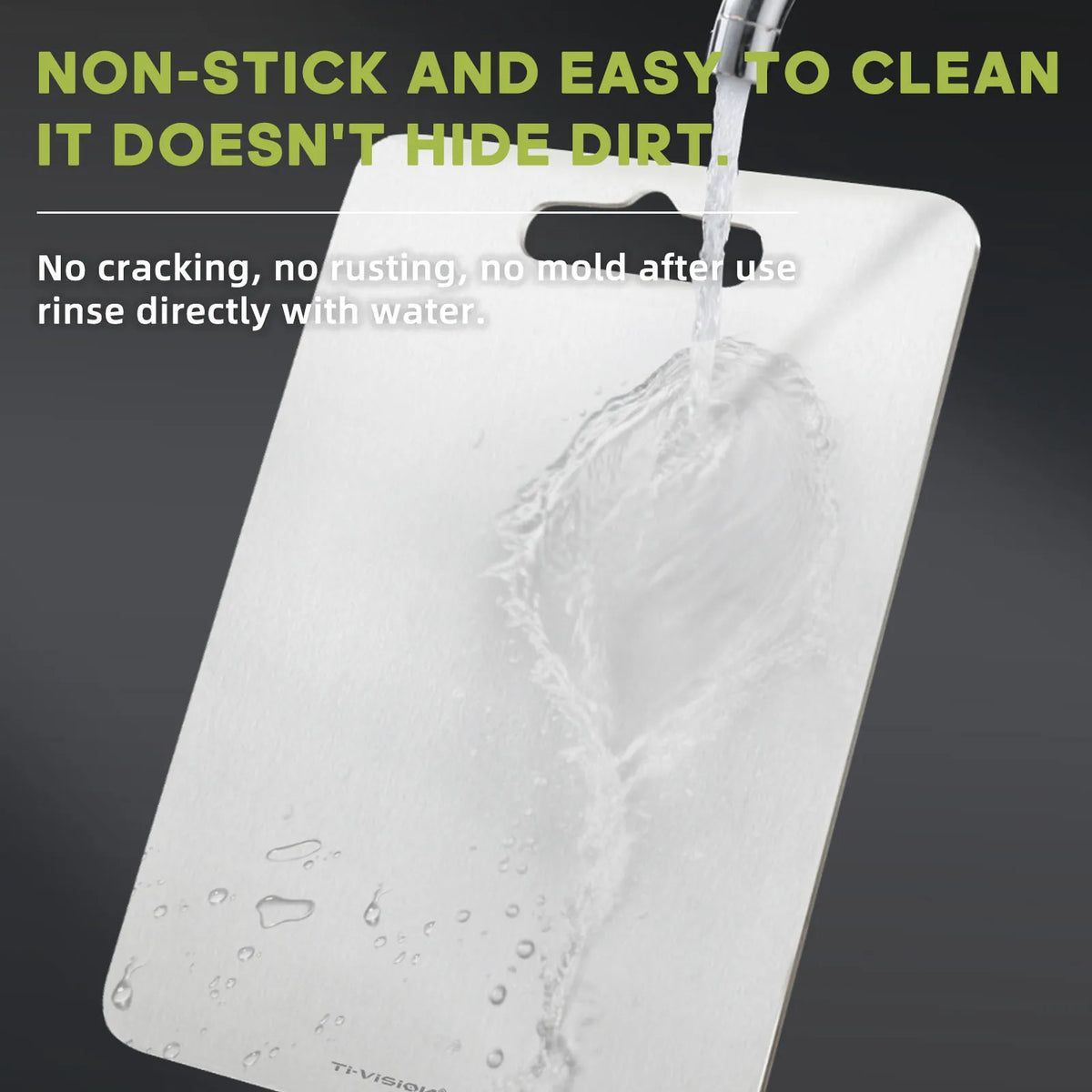 Food Grade Pure Titanium Cutting Board - Antibacterial