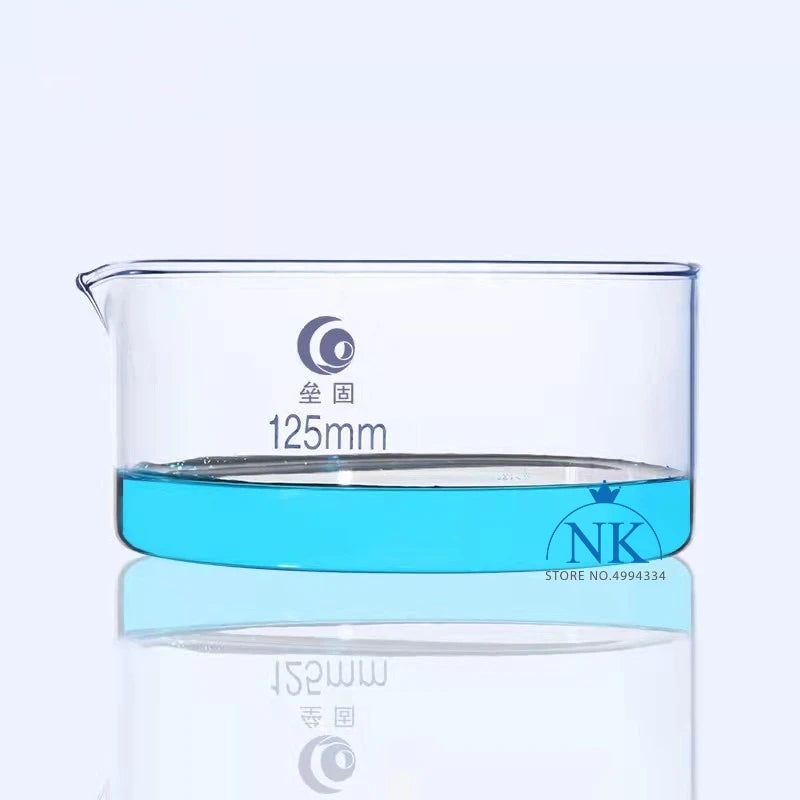1pc High Borosilicate Glass Crystallizing Dish Circular Dish