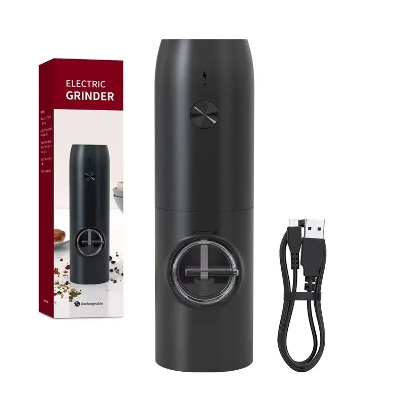 Rechargeable Electric Salt Pepper Grinder Adjustable Coarseness