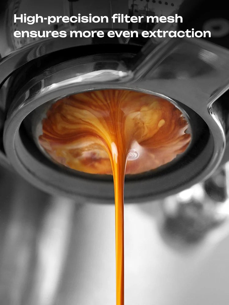 Hibrew V61 58mm Espresso Bottomless Portafilter 2in1 Double