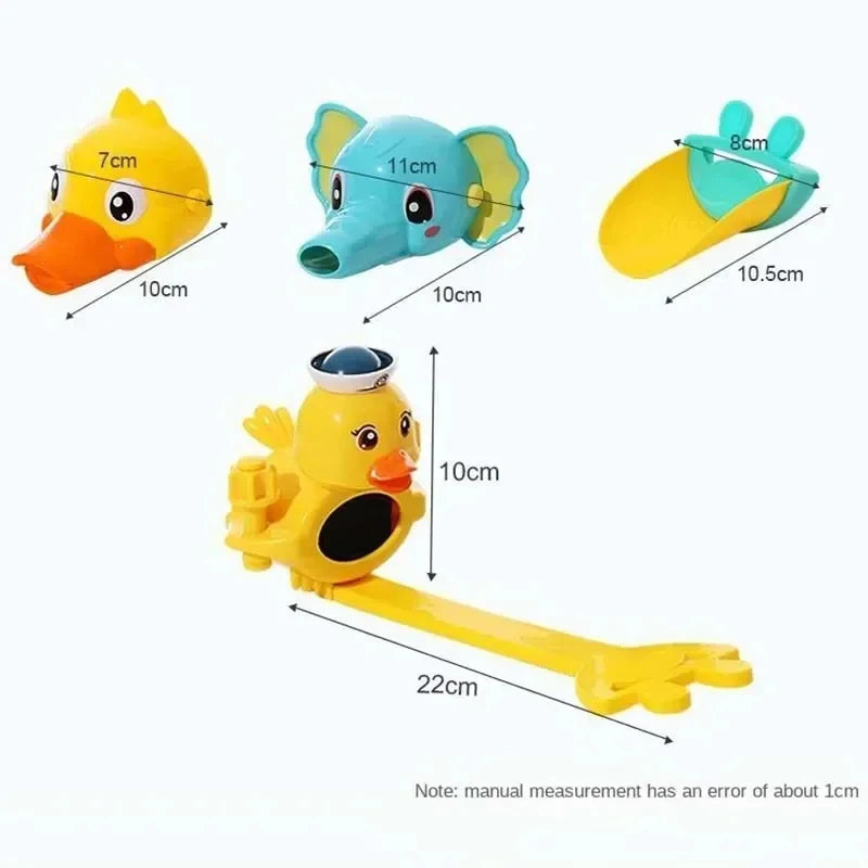 Children Cartoon Faucet Extender Bath Toys Kids Hand