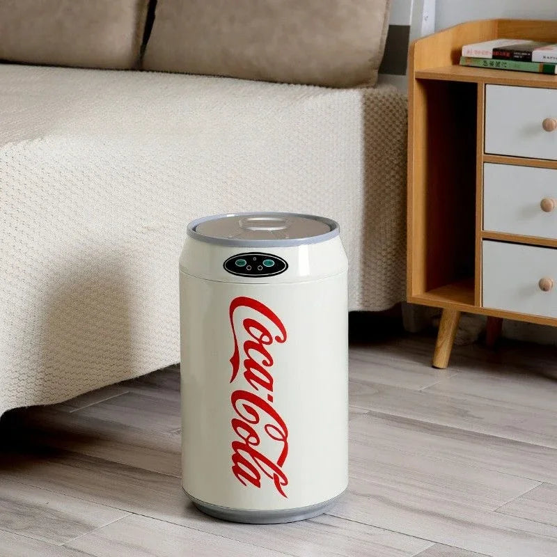 Creative Cola Trash Can Waste Bins Automatic Smart