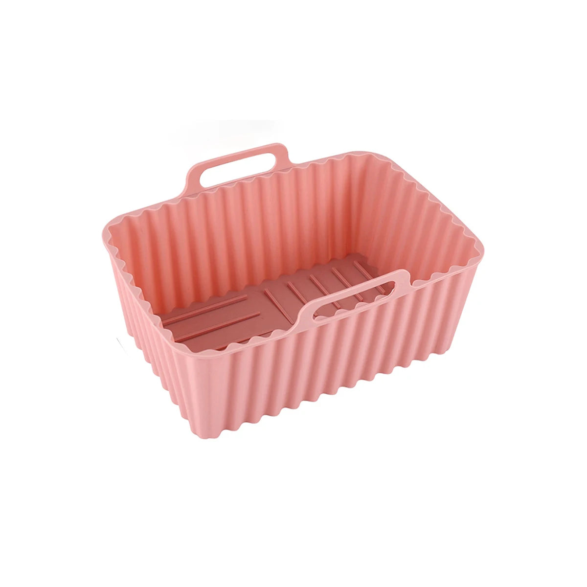 1pc Silicone Baking Tray Rectangular Air Fryer Silicone