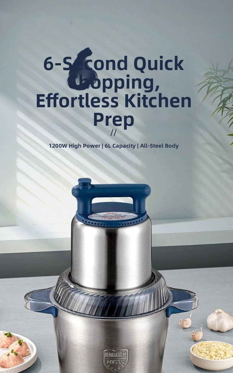Professional 6l Commercial Meat Grinder Industrial Grade
