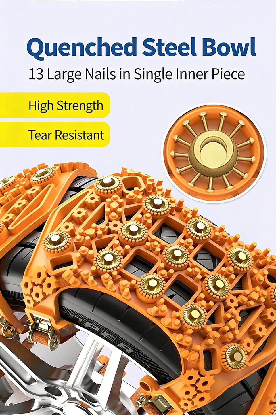 Automobile Snow Chains Winter Tire Anti-Skid Chain 165-255mm