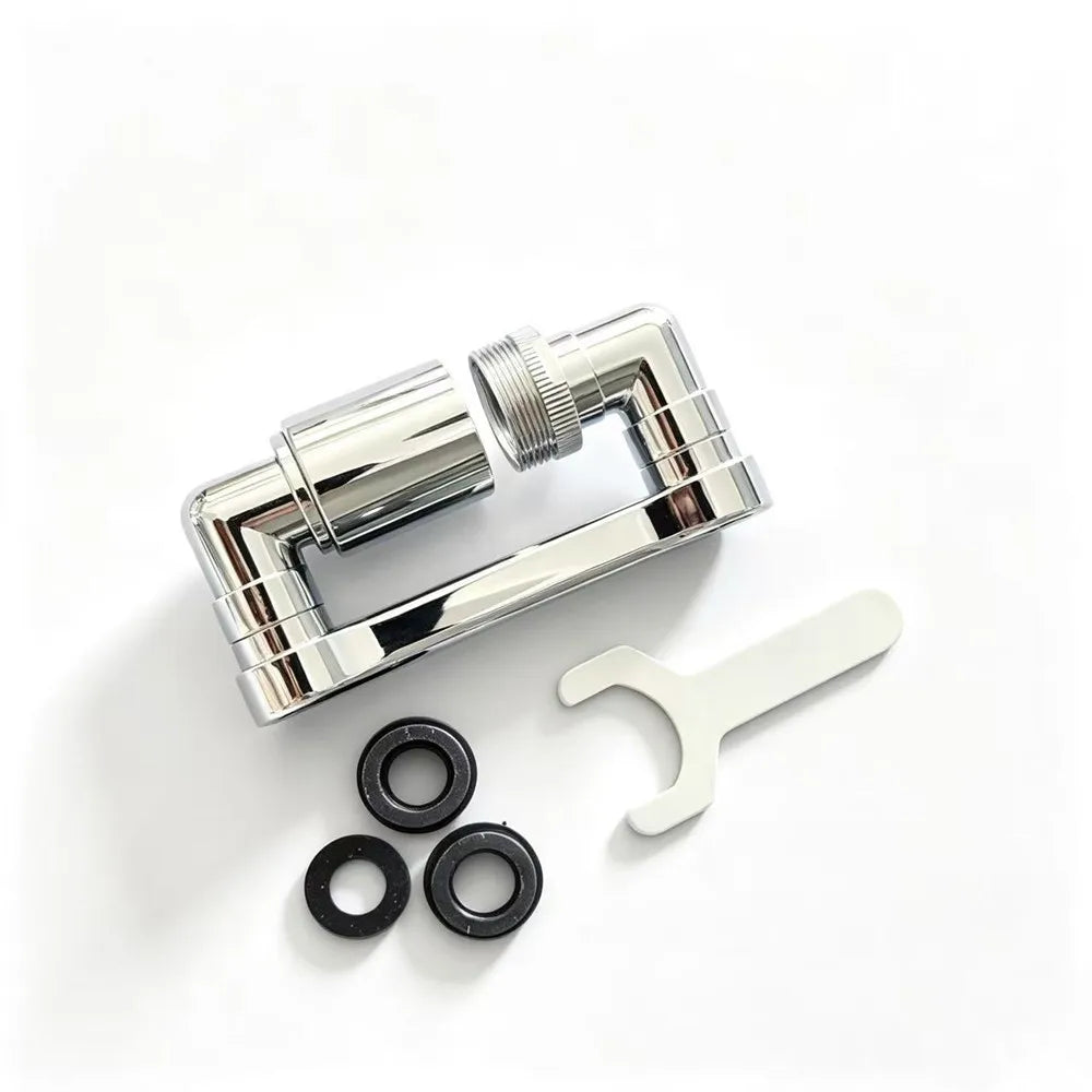 2/1pcs 1080 Degree Swivel Stainless Steel Faucet Extender