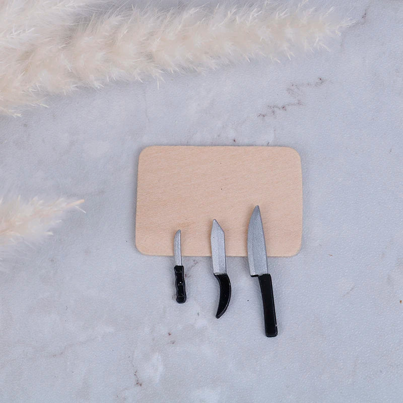 Doll House Mini Knife Cooking Utensils Model Dollhouse