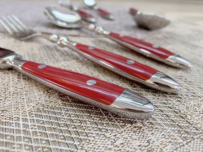 3pcs/5pcs Cutlery Stainless Steel Utensils Sets Fork Spoons