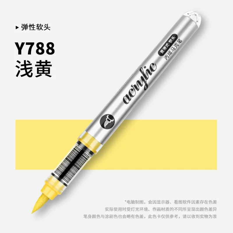 Grasp 120/1 Colors Acrylic Markers Brush Tip Paint