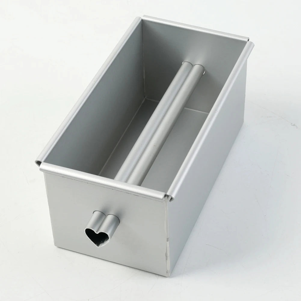 Aluminium Alloy Square Bread Loaf Pan Center Tube
