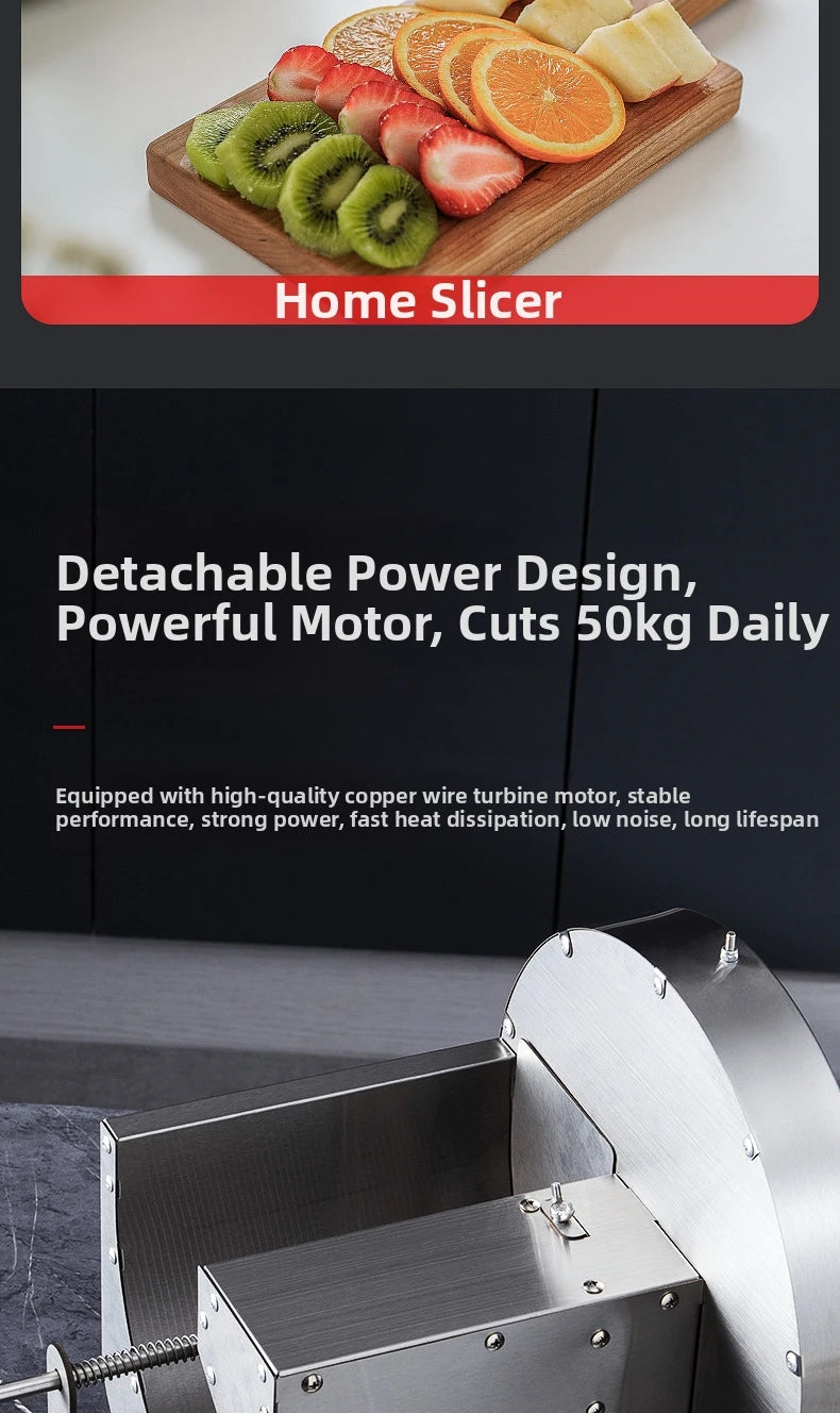 Commercial Electric & Vegetable Slicer Automatic Potato/Fruit