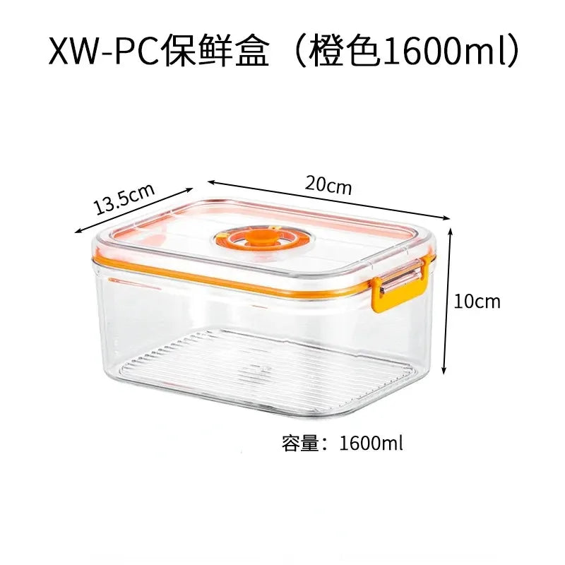 Vacuum Fresh-Keeping Box Refrigerator Sealed Canister