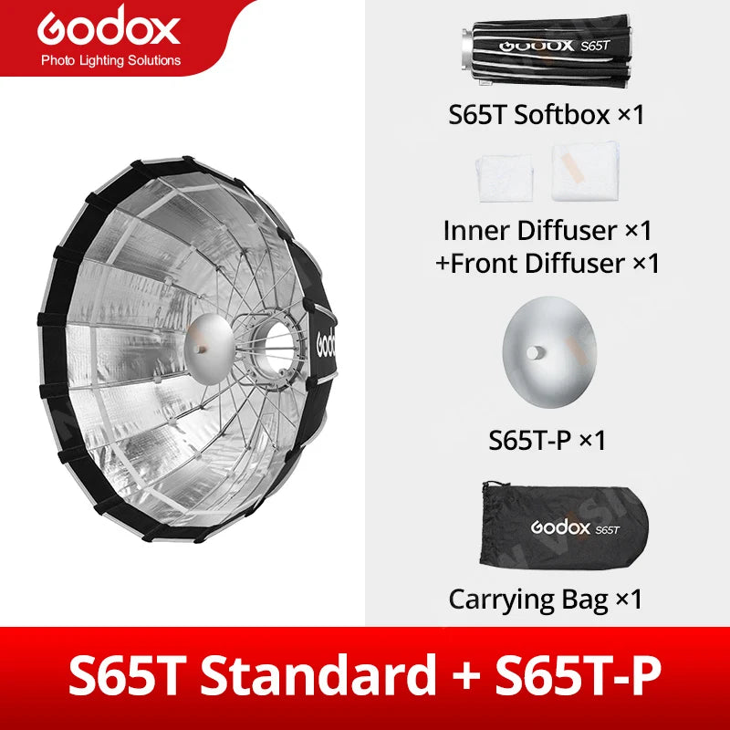 Godox S65t S85t S120t Umbrella Style Quick Installation