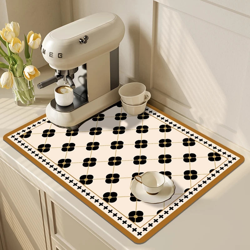 Dish Drying Mat Super Absorbent Draining Mat Large