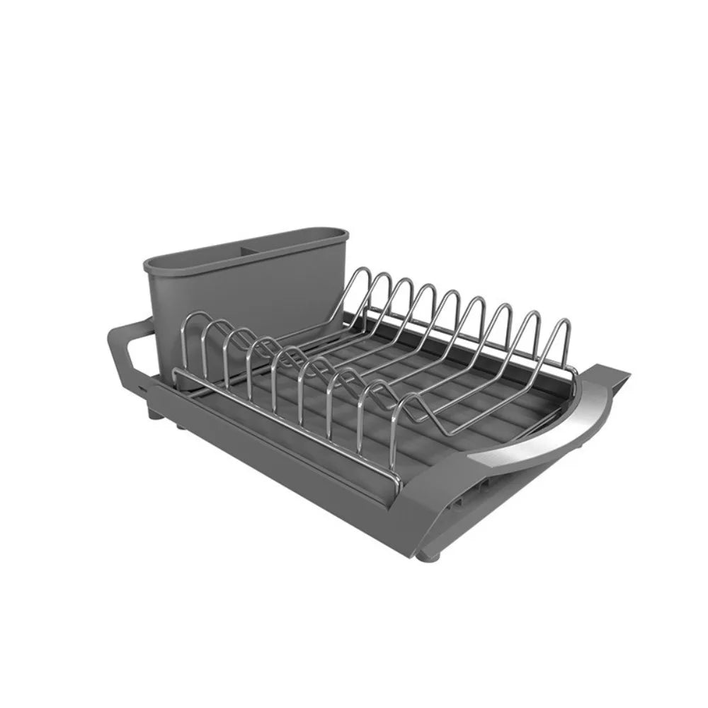 Extendable Dish Drying Rack Large Capacity Space Saving