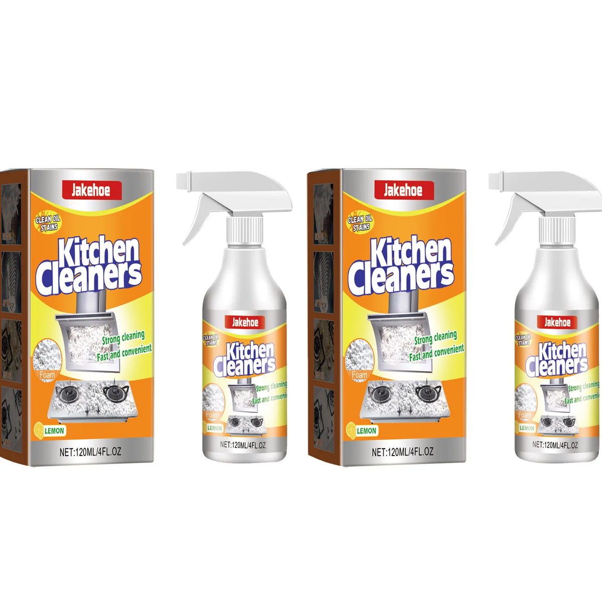 Foam Cleaner Powerful Dissolving Removing Stubborn Oil Stains
