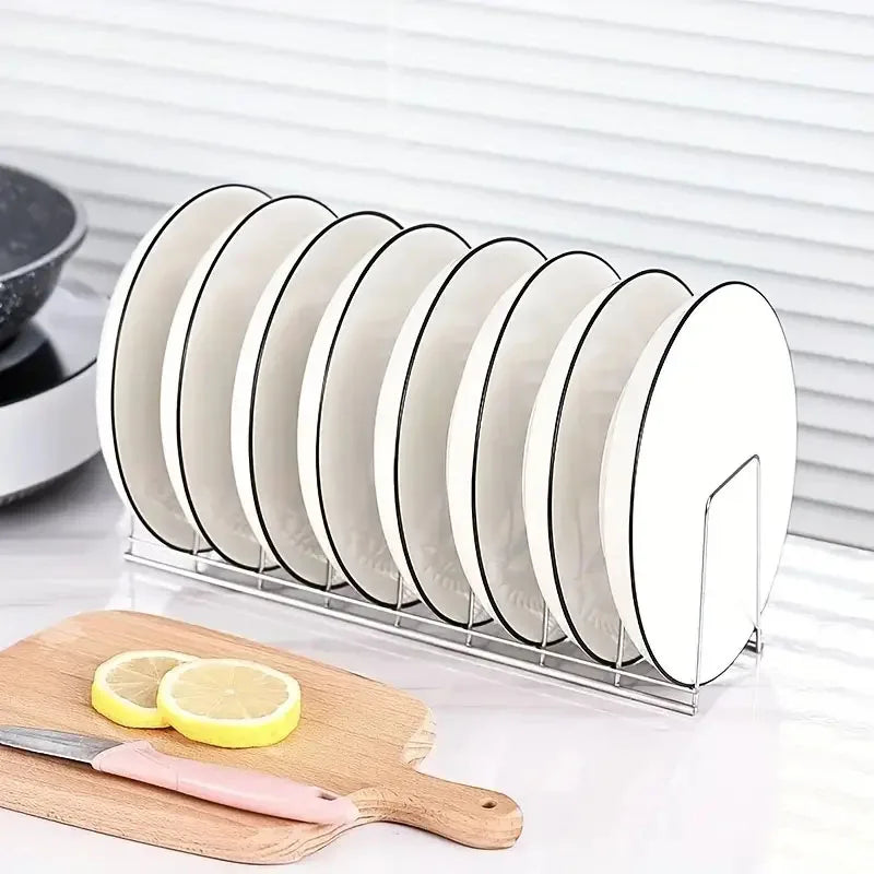 Bowl Dish Organizer Stainless Steel Dish Holder Cutlery