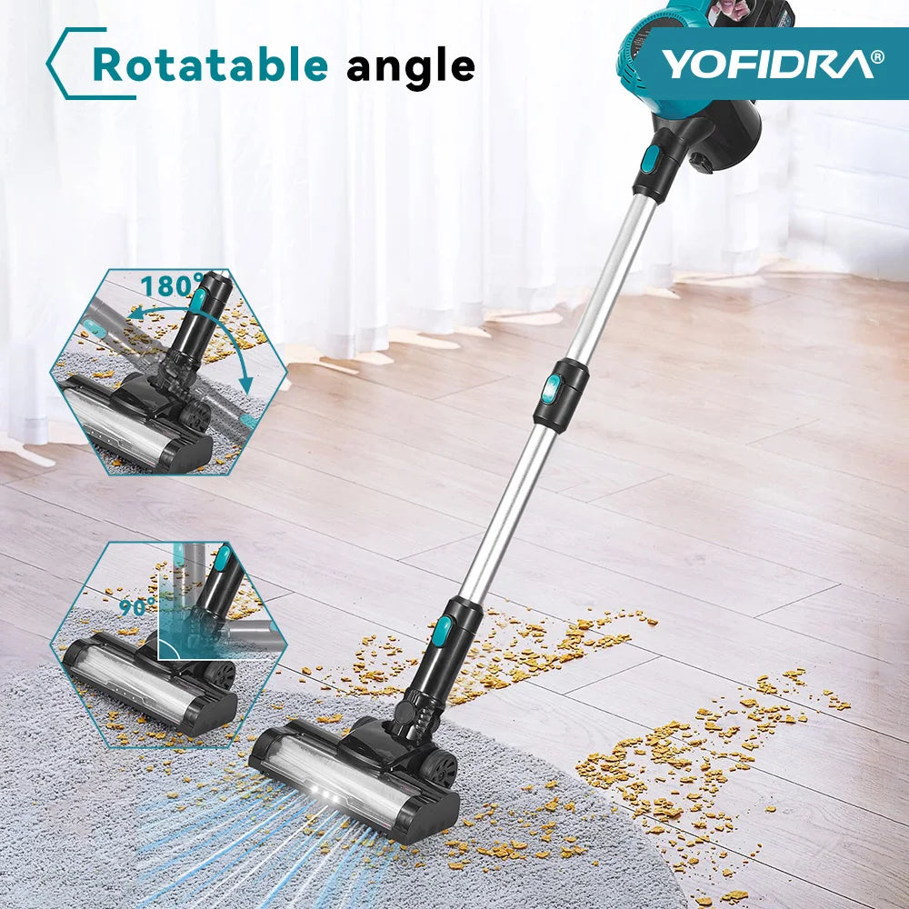 Yofidra 1800w Brushless Vacuum Cleaner 30kpa 5l Powerful