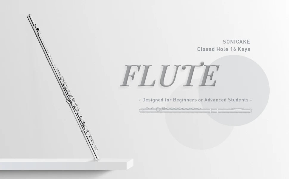 Sonicake Local Flute 16 Closed Holes Key Practice