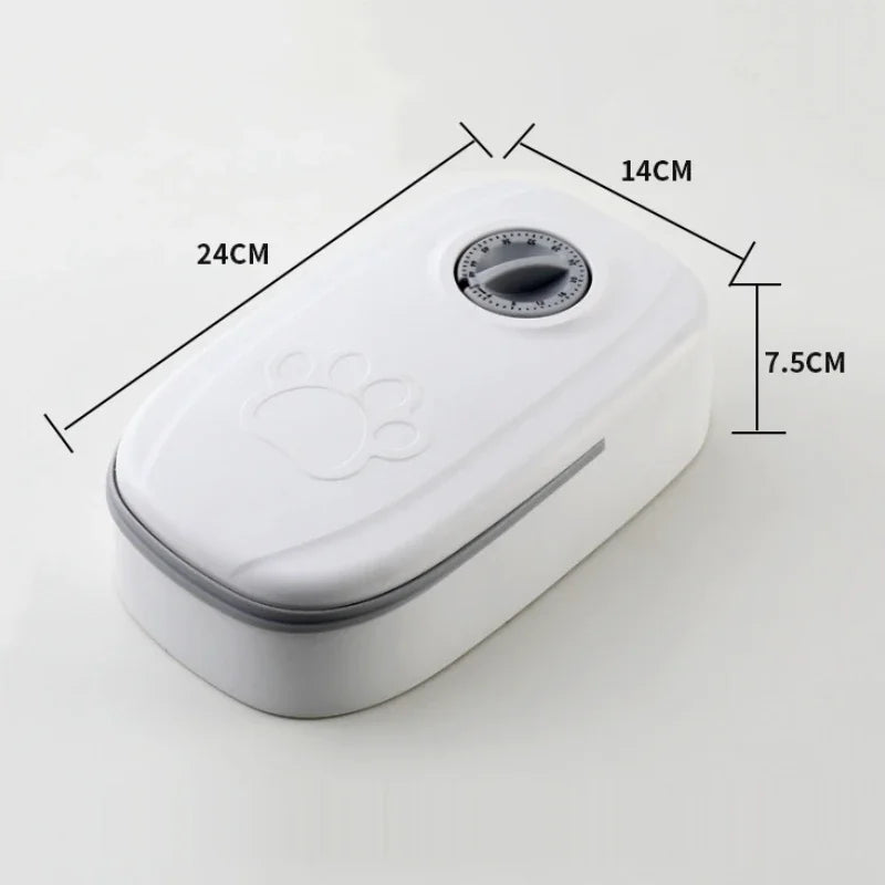 Dog Feeder Cat Automatic Feeding Water Bowl Timer