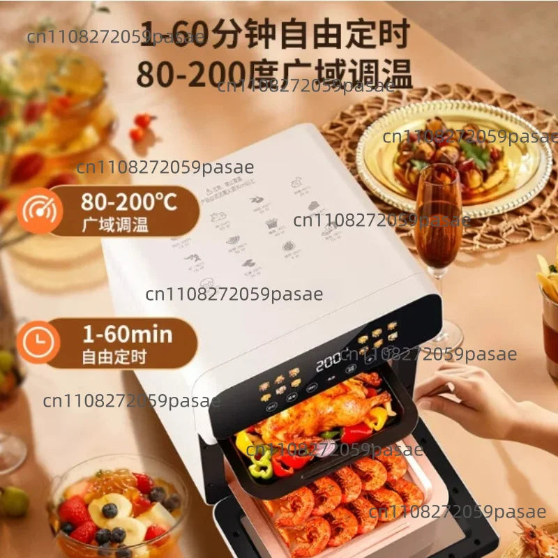 Large-Capacity Touchscreen Smart Multi-Function Air Fryer Oven