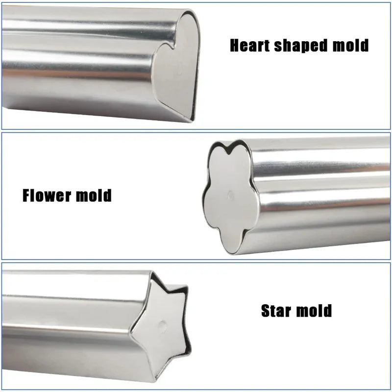 Stainless Steel Fruit Vegetable Cutter Mold Carrot Cucumber