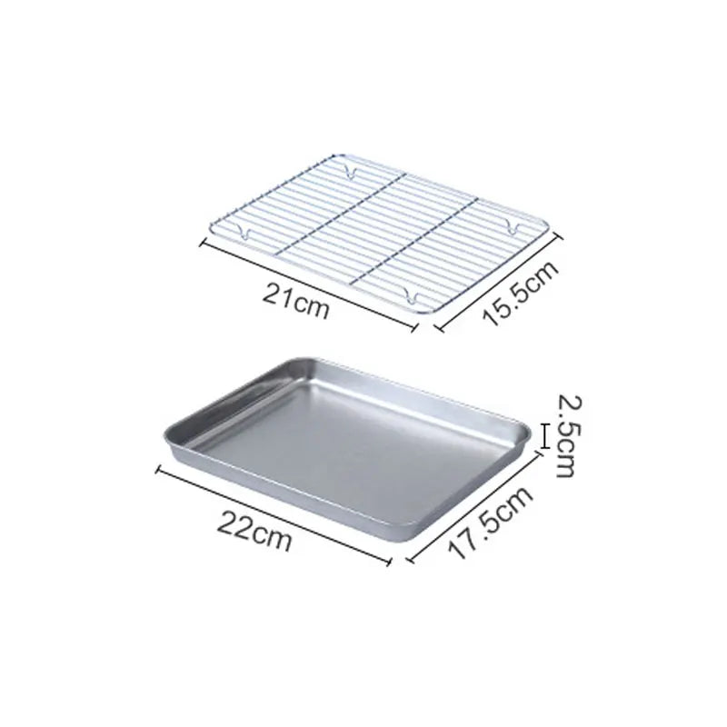 304 Stainless Steel Food Tray Cooling Rack Bbq