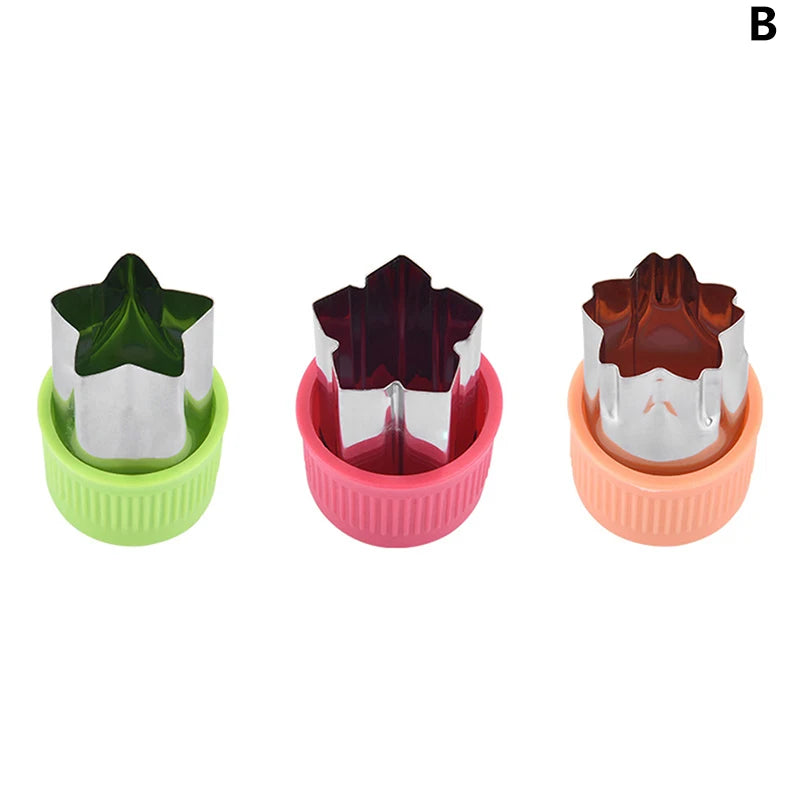 1set Multi-Style Vegetables Cookie Cutter Embossing Mould Cook