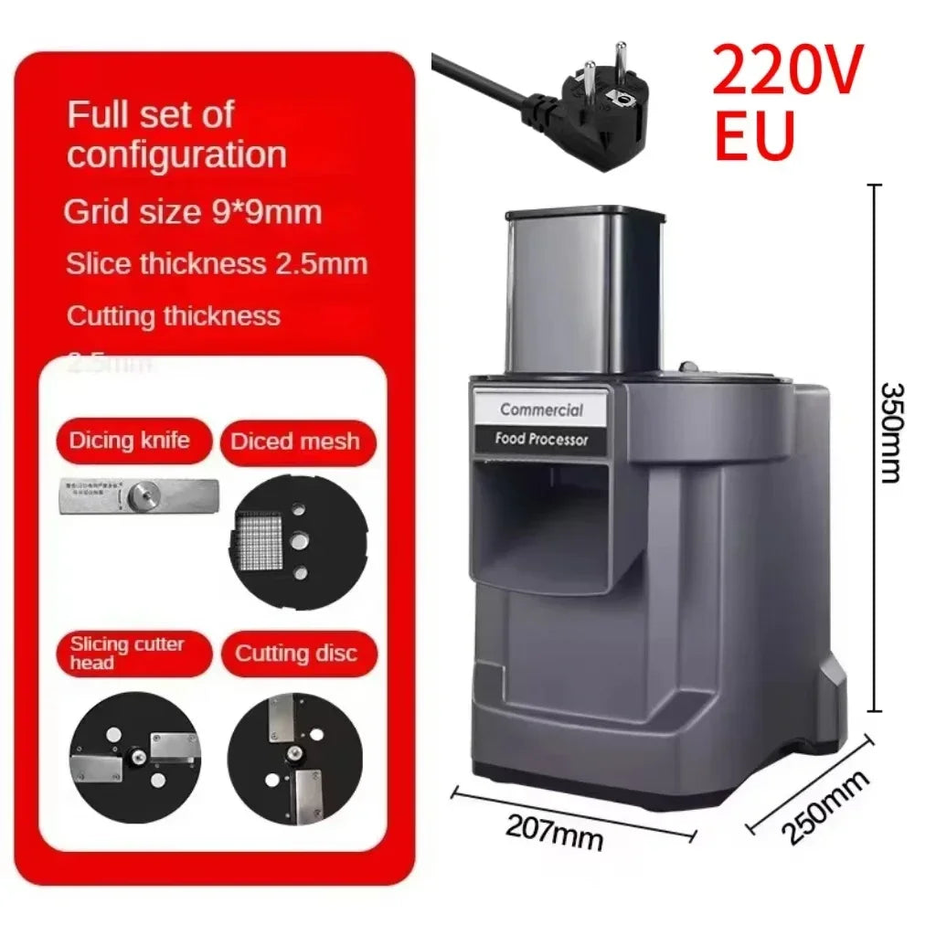 Commercial Vegetable Chopper In1 Electric Cutting Machine Carrot