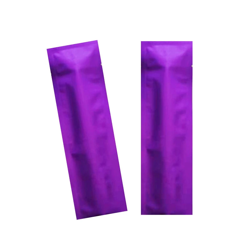 100pc Small Heat Sealable Foil Bags Colors Mylar