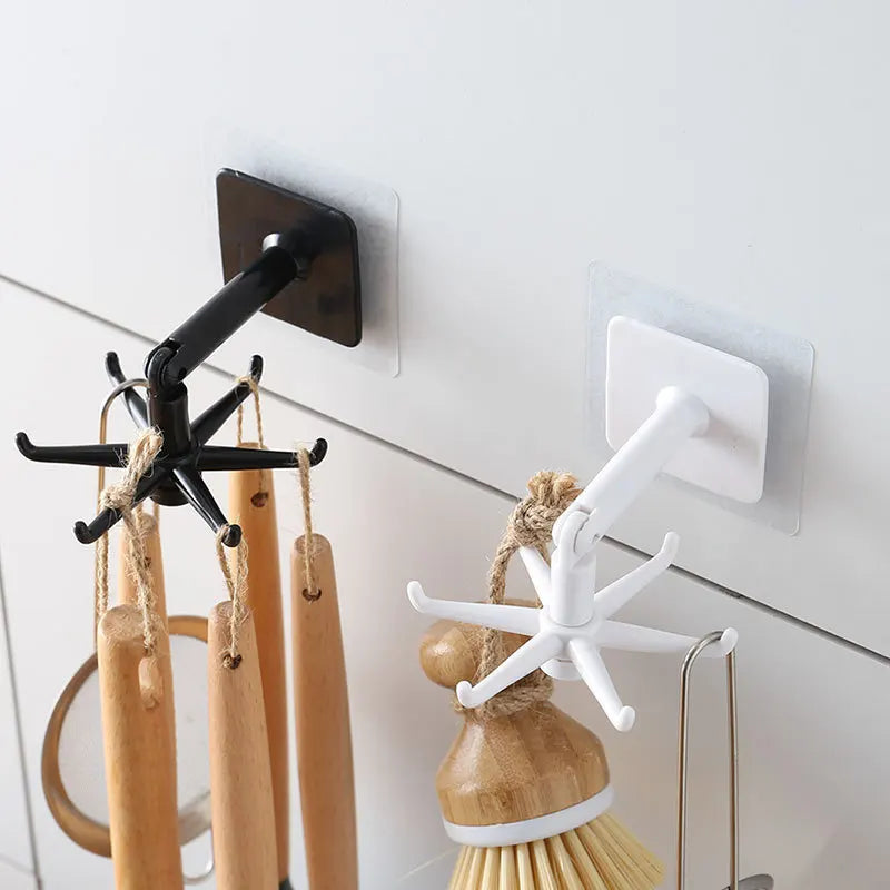 Organizer Swivel Hooks Creative Hooks Hole-Free Explosion