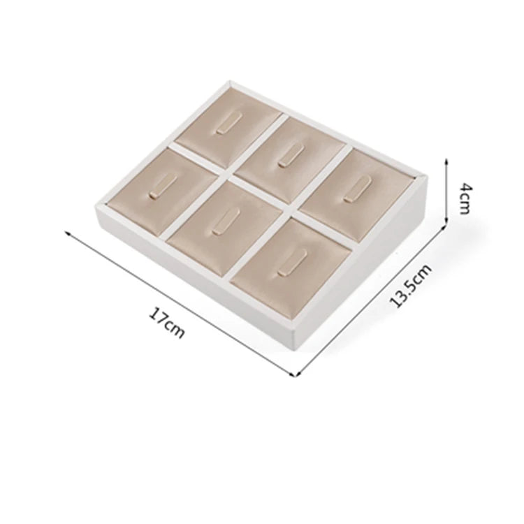 Pu Leather Hand Jewelry Ring Display Pedestal Stand