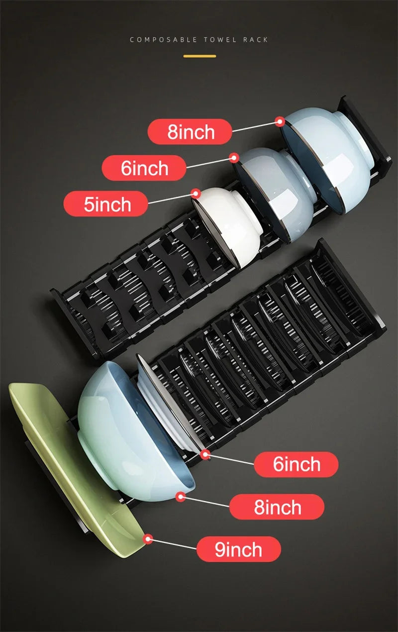 Under Cabinet Bowl Dish Rack Cabinet Drawer Storage