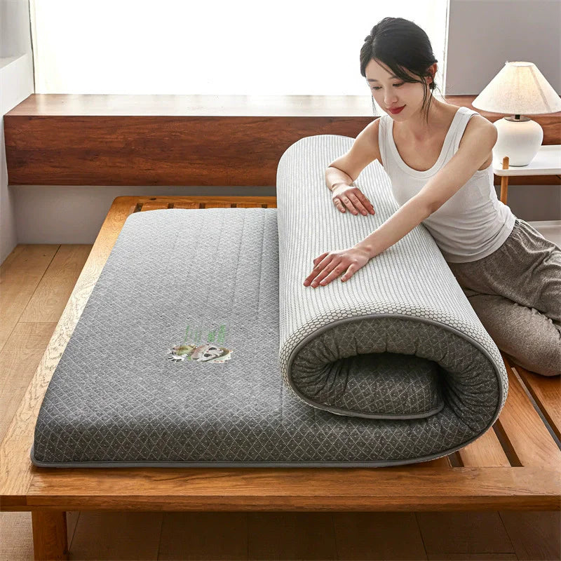 Latex Memory Foam Mattress Soft Pad Bed Bedroom