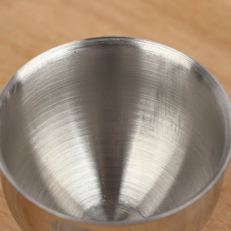 4pcs Egg Cups Handy Stainless Steel Boiled Egg