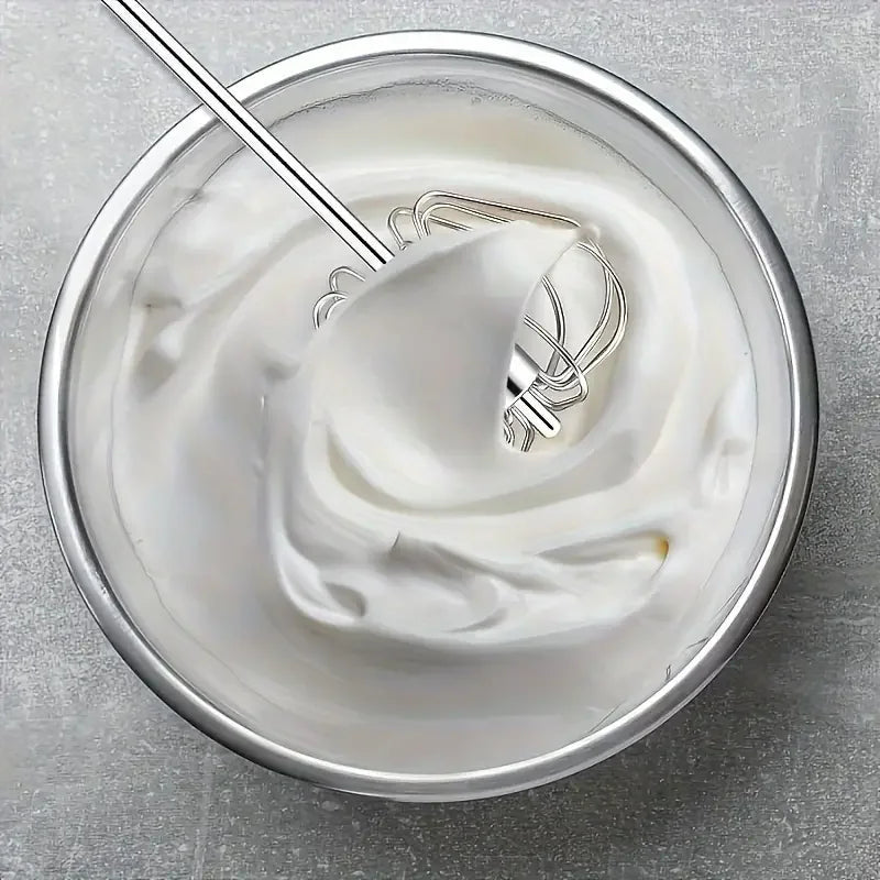 Stainless Steel Semi-Automatic Egg Beater Whipping Cream