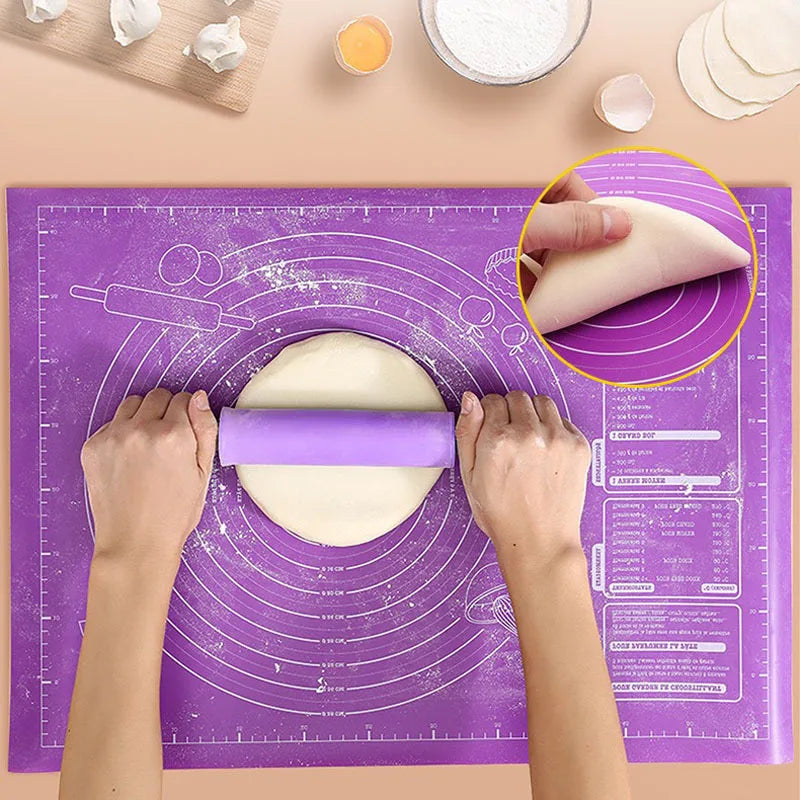 Silicone Pastry Mat Non Slip Large Non Stick