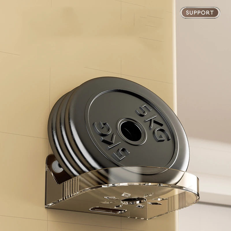 Small Self Adhesive Wall Shelf Rack No-Drill Storage