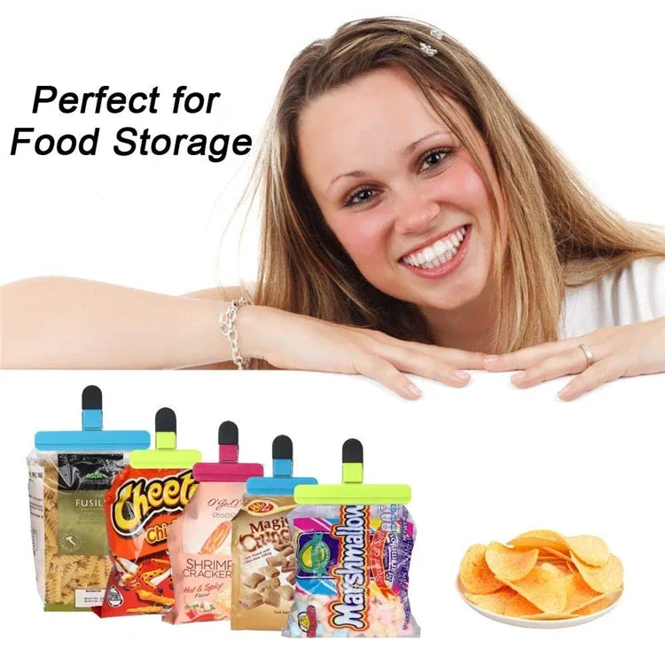 Large Chip Bag Clips - Plastic Assorted Sizes
