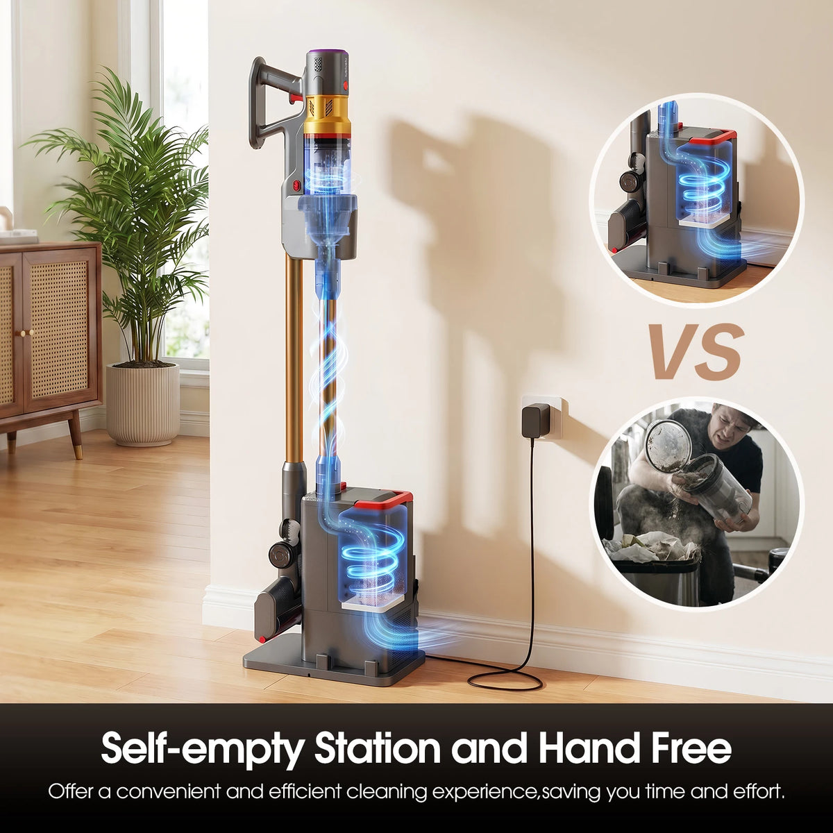 Lubluelu X1000 Vacuum Auto Empty Base Station 70kpa