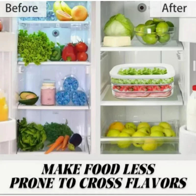 Meal Prep Containers Stackable Food Storage Boxes Lid