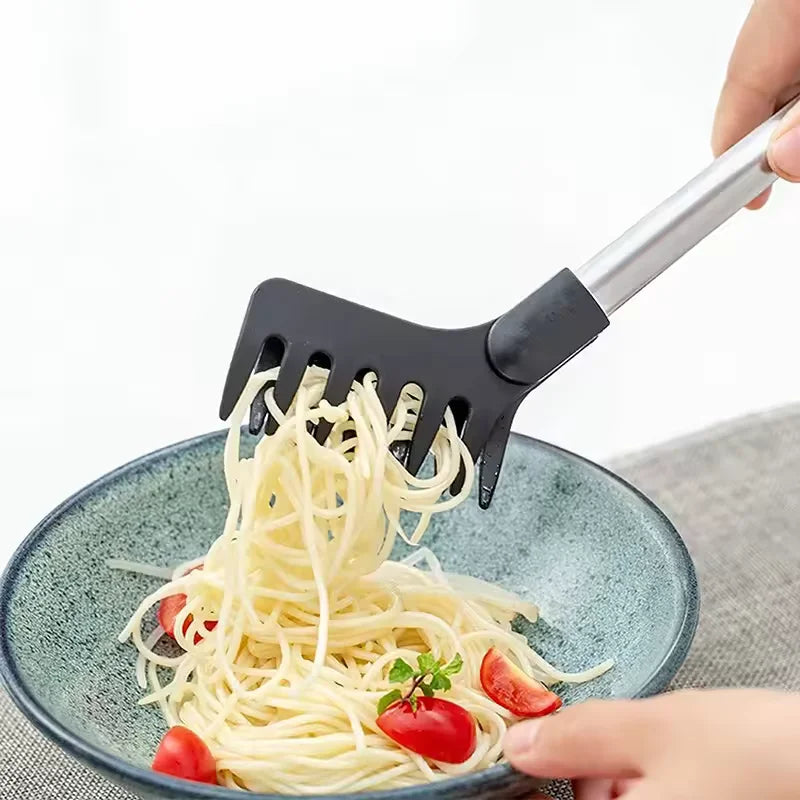 Spaghetti Clip Anti-Scalding Handle Silicone Noodle Tongs
