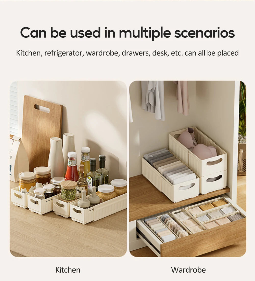 1/3pcs Retractable Drawer Organizer Adjustable Cabinet Storage